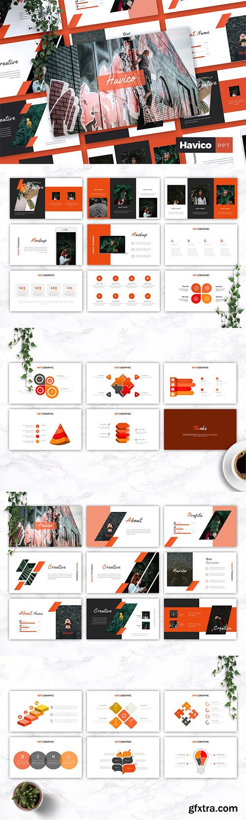 HAVICO - Creative Powerpoint Keynote and Google Slides Templates