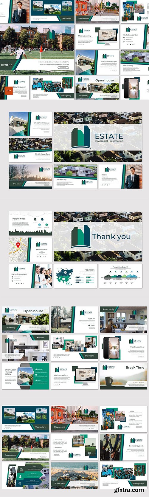 Estate - Creative Powerpoint Keynote and Google Slides Templates Estate - Creative Powerpoint Keynote and Google Slides Templates