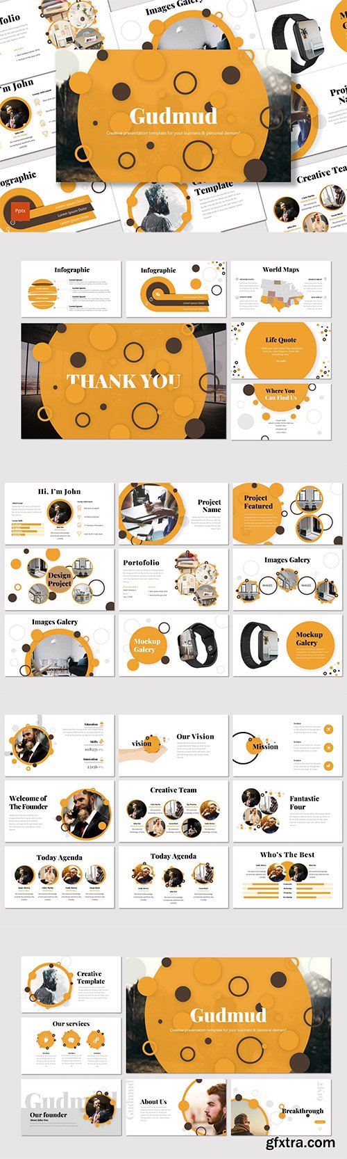 Gudmud - Powerpoint Keynote and Google Slides Templates