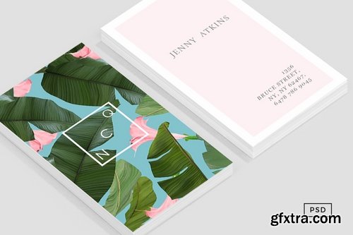 Wild Flower Business Card Template