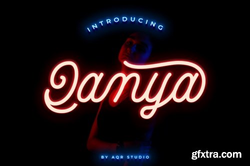 Qanya Script Font