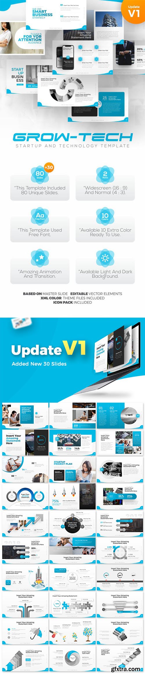 Grow-Tech Startup PowerPoint Presentation Template Grow-Tech Startup PowerPoint Presentation Template