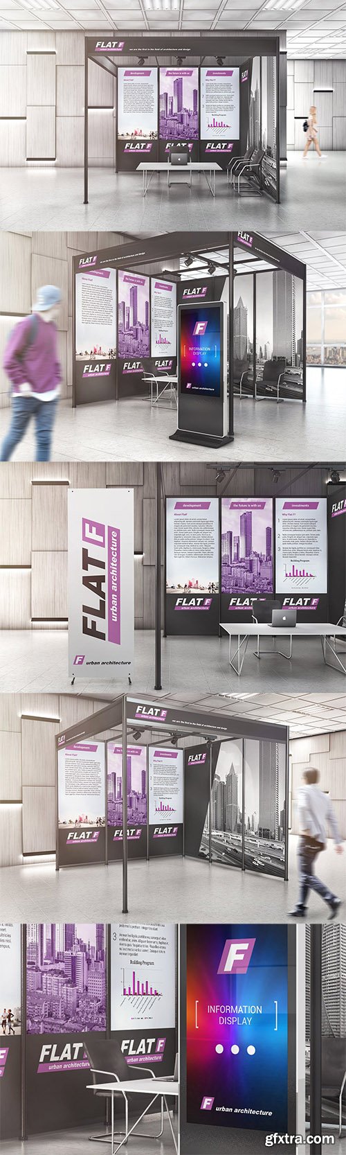 Exhibition Trade Show Shell Scheme Mockup Exhibition Trade Show Shell Scheme Mockup