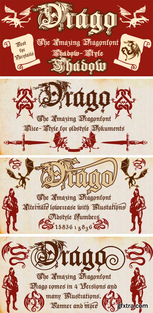 Drago Font Family