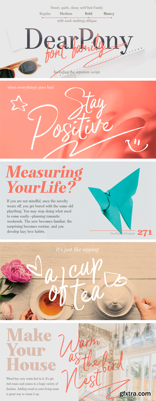 Dear Pony Font Family