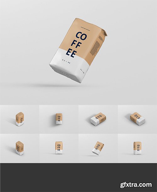 Coffee Paper Bag Mockup Coffee Paper Bag Mockup