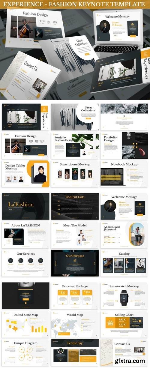 Experience - Fashion Keynote Template