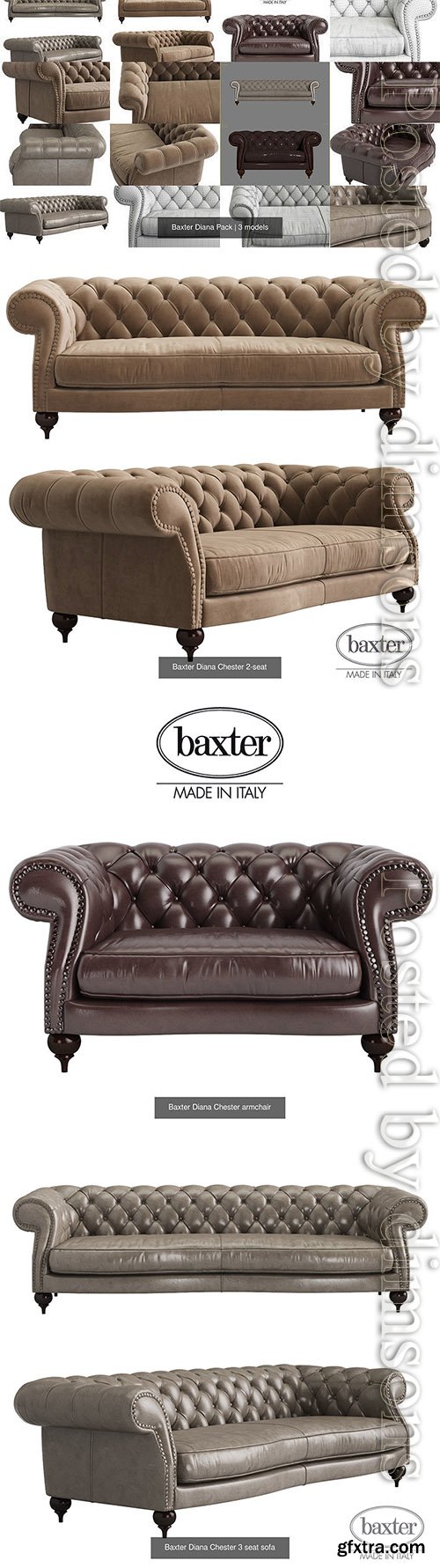 Cgtrader - Baxter Diana Pack 3D Model Collection