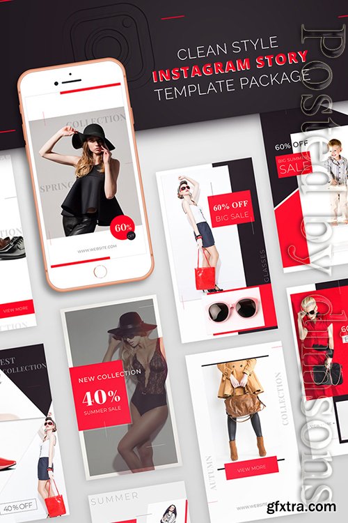 Instagram Story Template Package For Fashion Business Social Media Instagram Story Template Package For Fashion Business Social Media