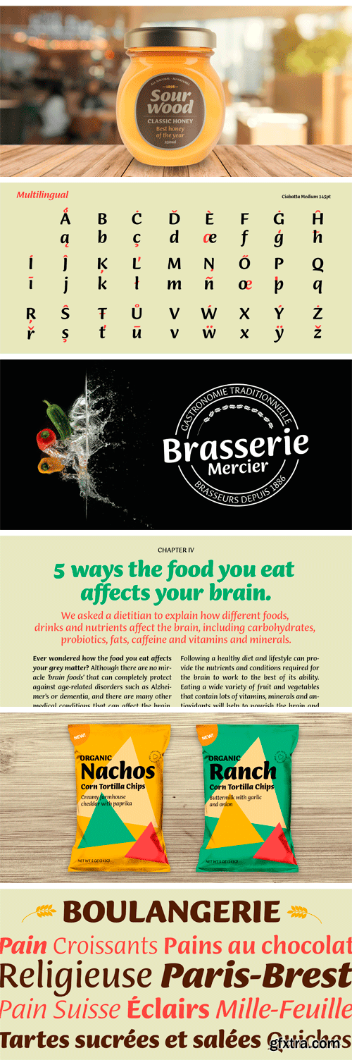 Ciabatta Font Family Ciabatta Font Family