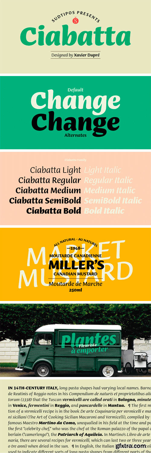 Ciabatta Font Family Ciabatta Font Family