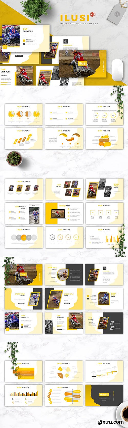 ILUSI - Sportbike Powerpoint, Keynote and Google Slides Templates ILUSI - Sportbike Powerpoint, Keynote and Google Slides Templates