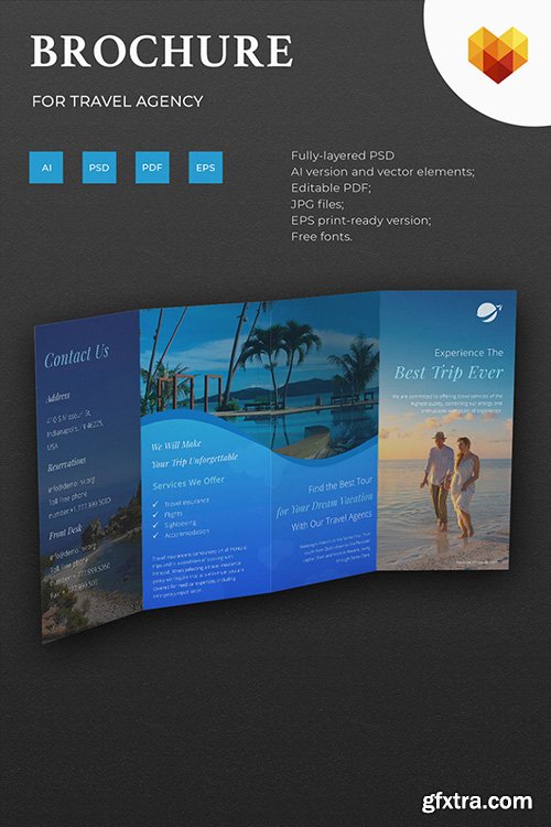 Travel Agency Brochure Corporate Identity