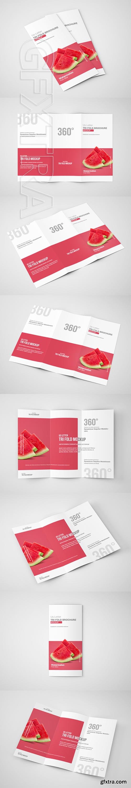 TRI-FOLD BROCHURE MOCK-UP US LETTER