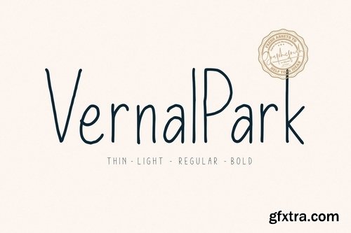 CM - Vernal Park Font Family 3622510