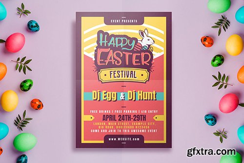 Easter Party Flyer Easter Party Flyer
