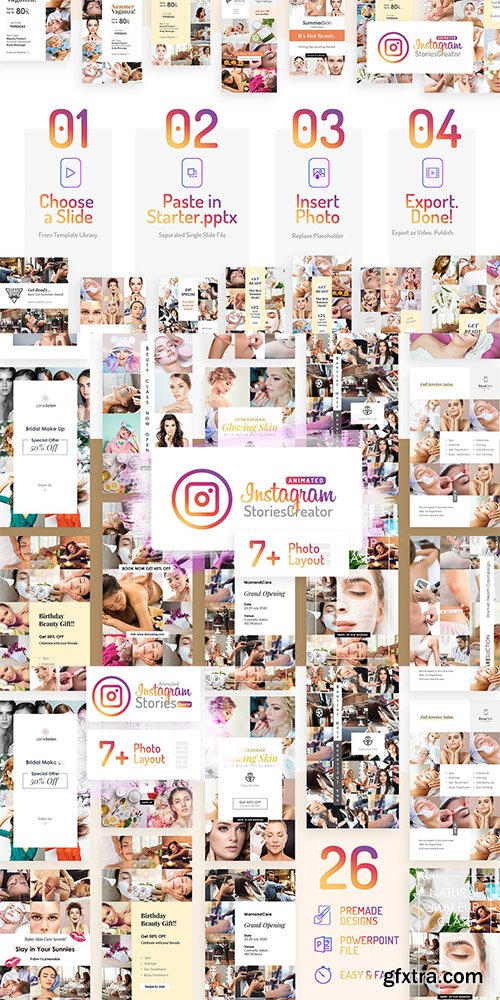 Animated Instagram Stories Creator-Powerpoint V7