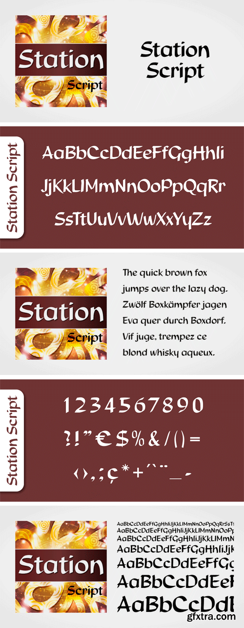 Station Script Font
