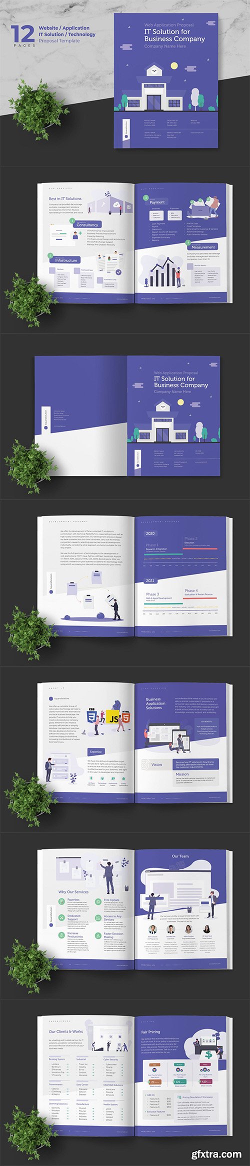 Website Application IT Solution Proposal Template