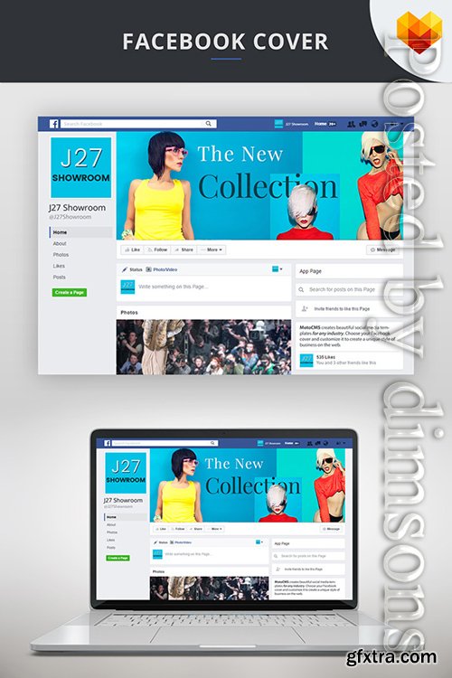 Fashion Store Facebook Cover PSD Social Media