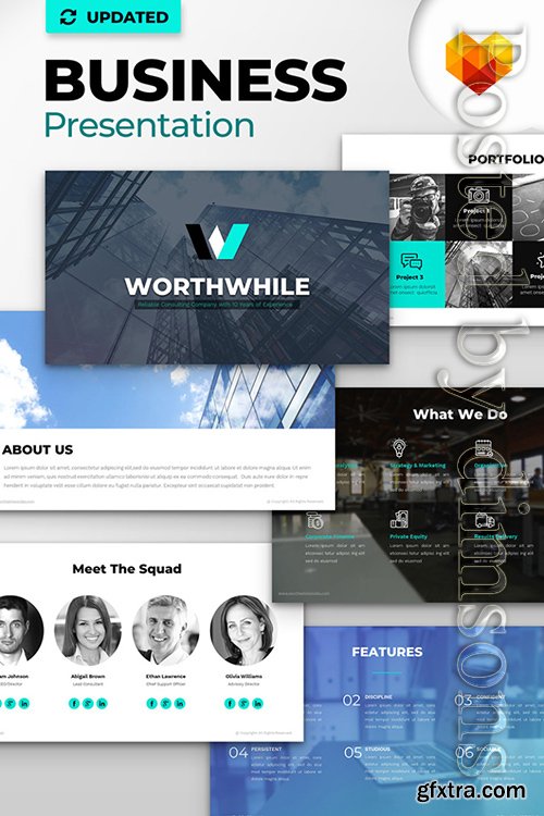 WorthWhile Consulting PPT Design PowerPoint Template WorthWhile Consulting PPT Design PowerPoint Template
