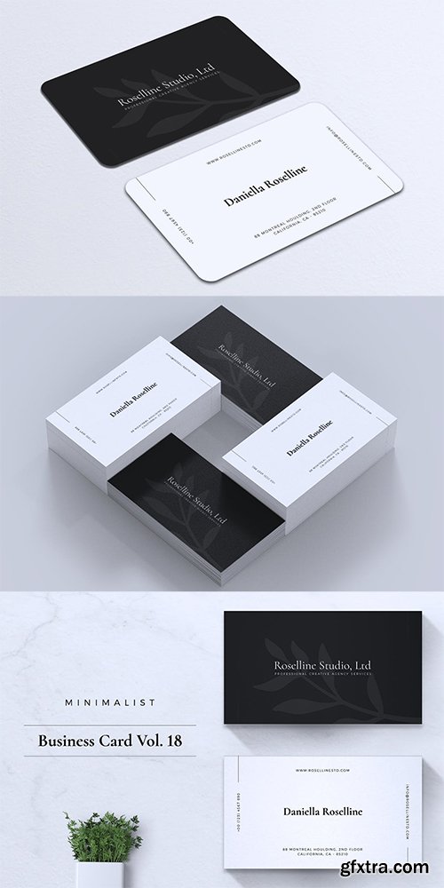 Minimalist Business Card Vol. 18 Minimalist Business Card Vol. 18