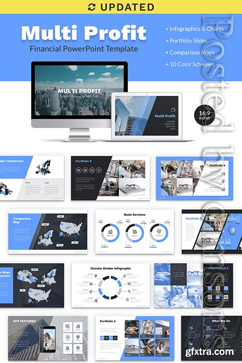 Multi Profit Financial Company Presentation PPT PowerPoint Template Multi Profit Financial Company Presentation PPT PowerPoint Template