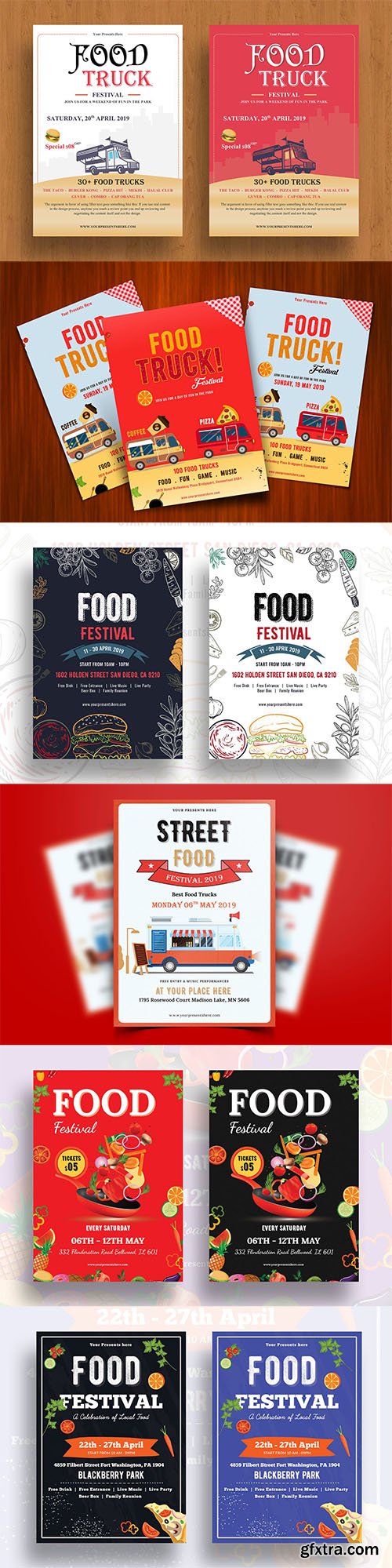 Food Festival Flyers 01-06 Food Festival Flyers 01-06