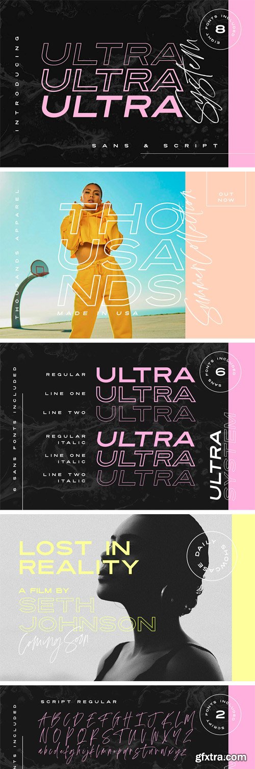 Ultra System Font Duo