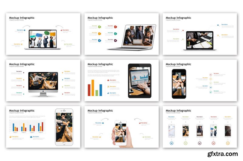 Mockup Presentation Infographic Template GFxtra