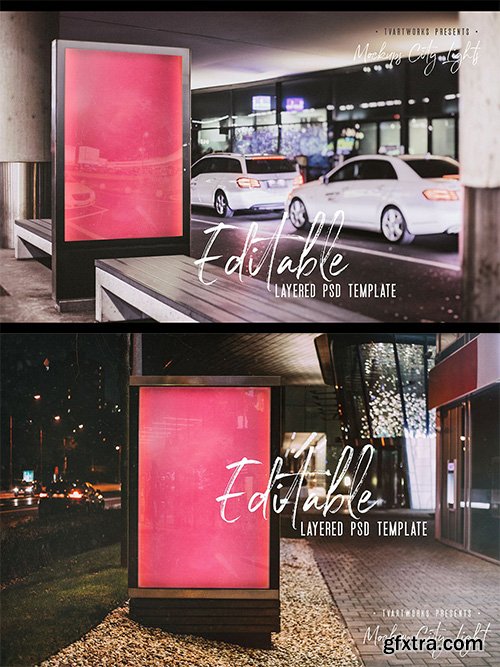 City Light Board Poster Mockup 01-02 City Light Board Poster Mockup 01-02