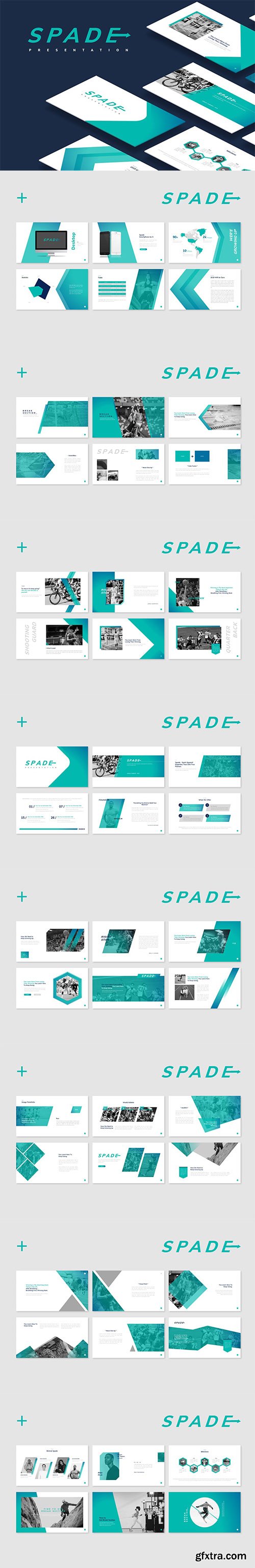 Spade Powerpoint, Keynote and Google Slides Spade Powerpoint, Keynote and Google Slides