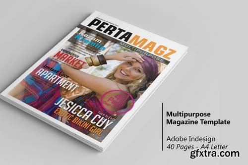 Pertamagz - InDesign Magazine Template