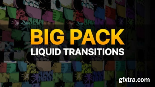 Videohive Liquid Transitions Big Pack 23309878