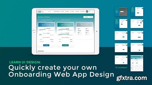 Learn UI Design: Quickly create an On-boarding Web App