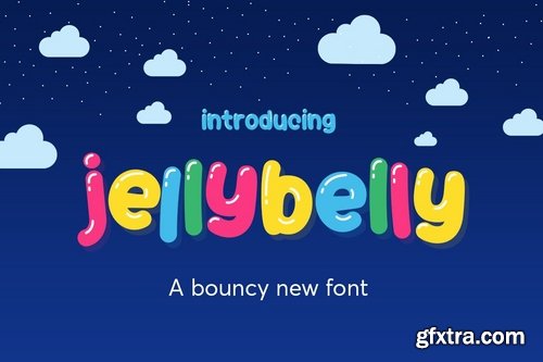 CM - 3650574JellyBelly Font 3650574