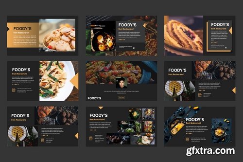 Foody Food - Powerpoint Google Slides and Keynote Templates