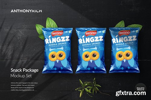 Snack Long packaging mockup
