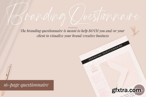 CreativeMarket - Branding Questionnaire - Canva 3509898