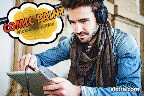 Comic Paint Photoshop Action