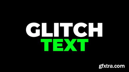 Glitch Text Transitions - Premiere Pro Templates 193816