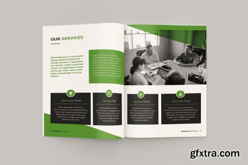CreativeMarket - Bizy - A4 Business Brochure 3556187