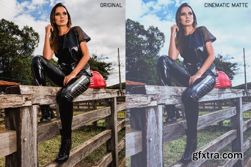 Cinematic Matte Photoshop Action