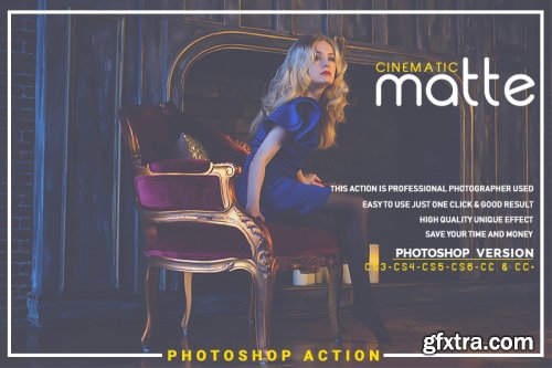Cinematic Matte Photoshop Action
