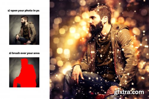 CreativeMarket - Bokeh Light Photoshop Action 3645453