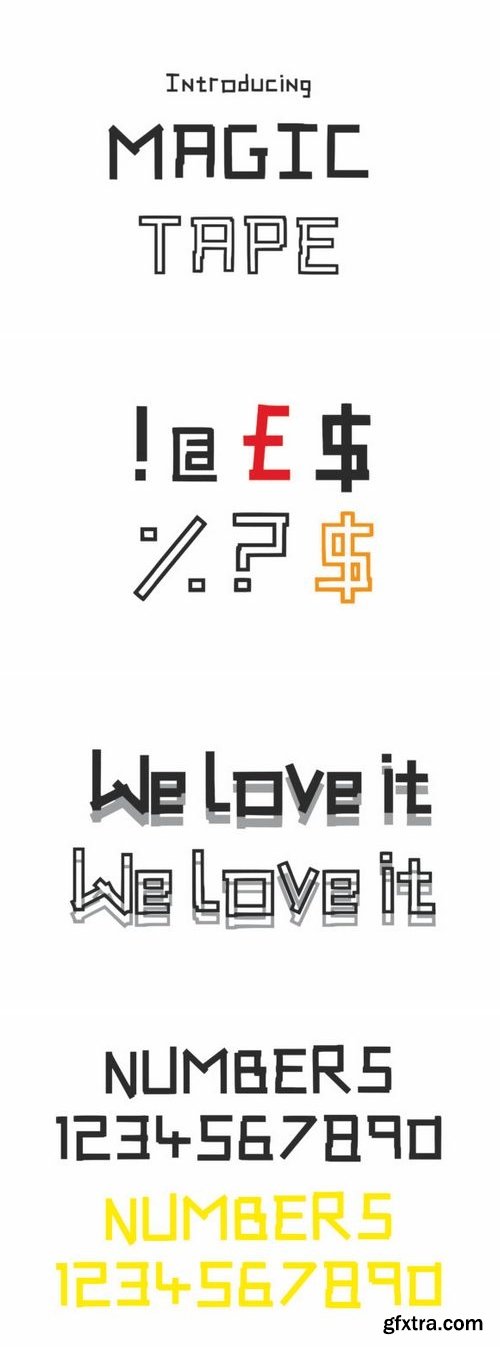 Magic Tape Font