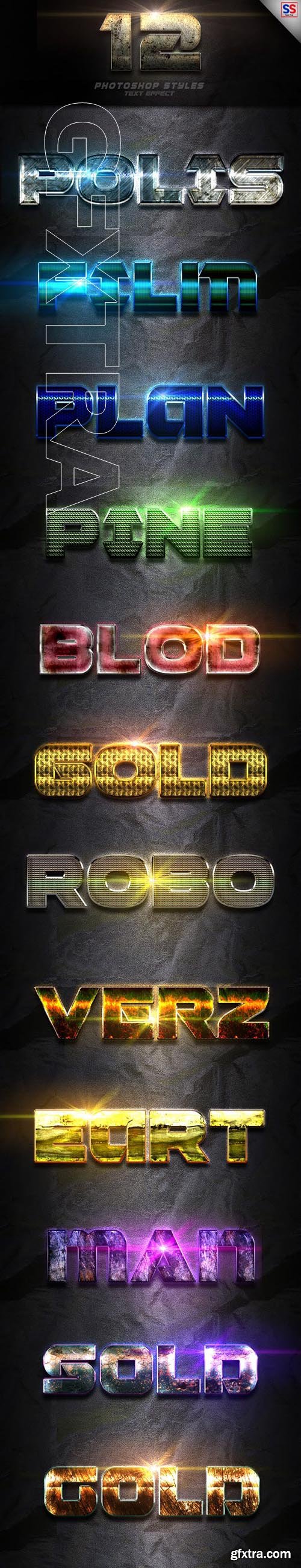 GraphicRiver - 12 Photoshop Text Effect Vol 11 23499055