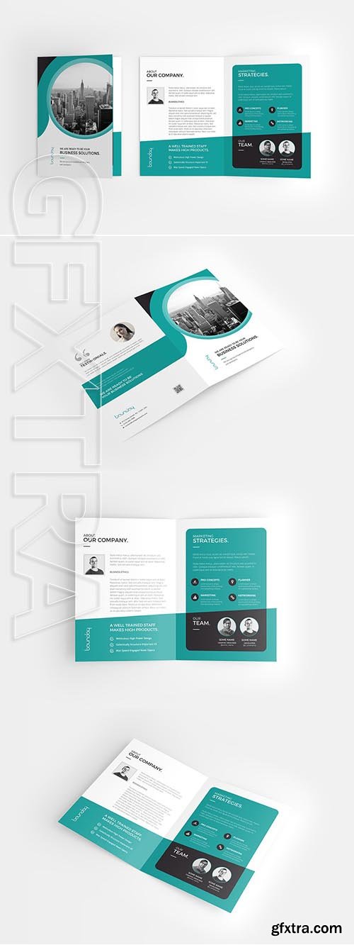 CreativeMarket - A4 Bifold Brochure 3587943