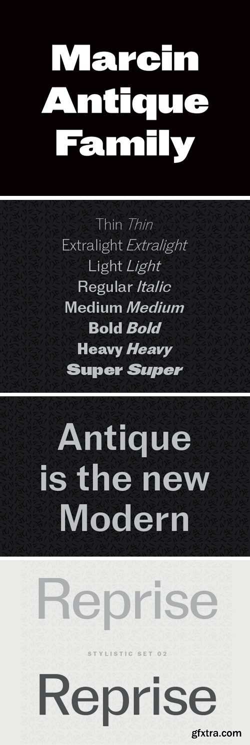 Marcin Antique Font Family