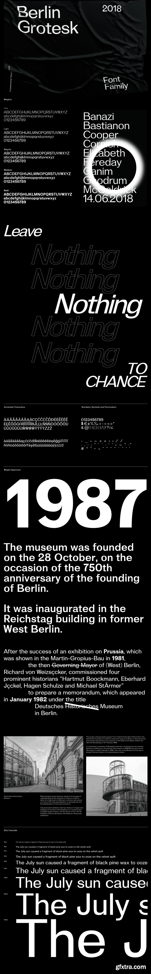 Berlin Grotesk Font Family